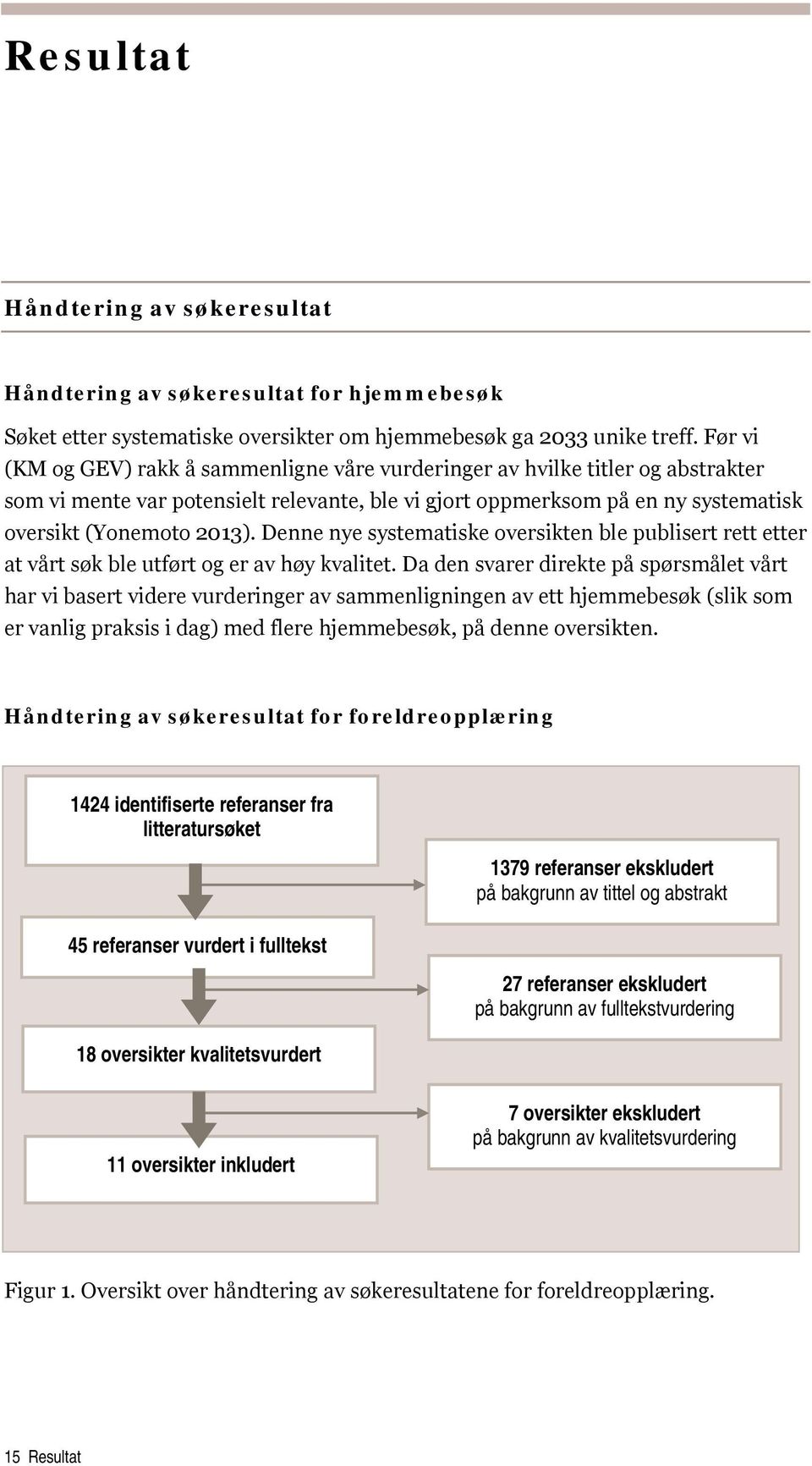 Denne nye systematiske oversikten ble publisert rett etter at vårt søk ble utført og er av høy kvalitet.