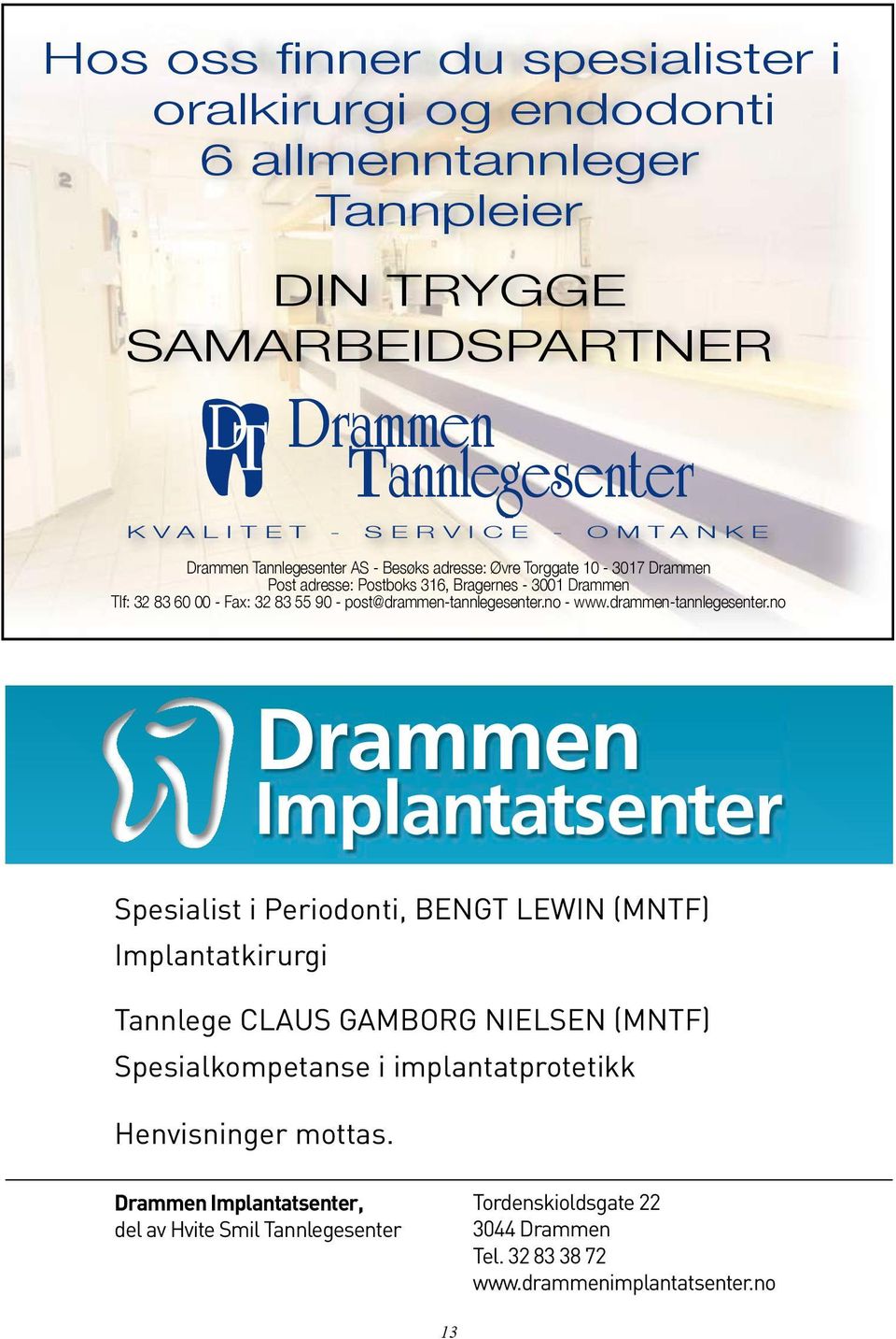 no - www.drammen-tannlegesenter.