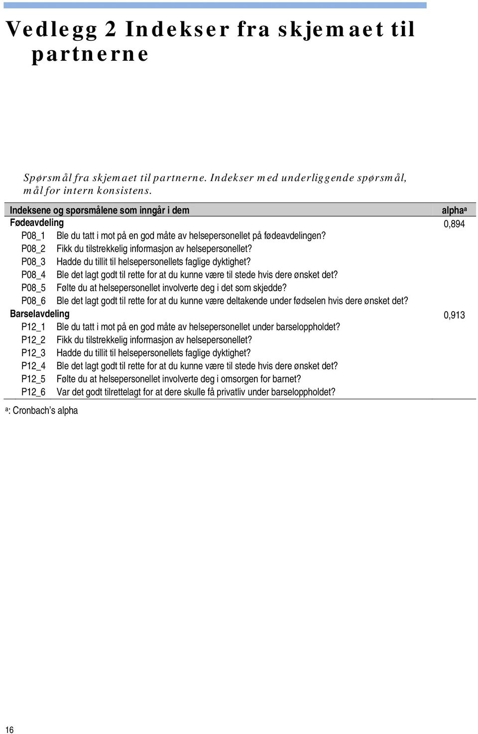 P08_2 Fikk du tilstrekkelig informasjon av helsepersonellet? P08_3 Hadde du tillit til helsepersonellets faglige dyktighet?