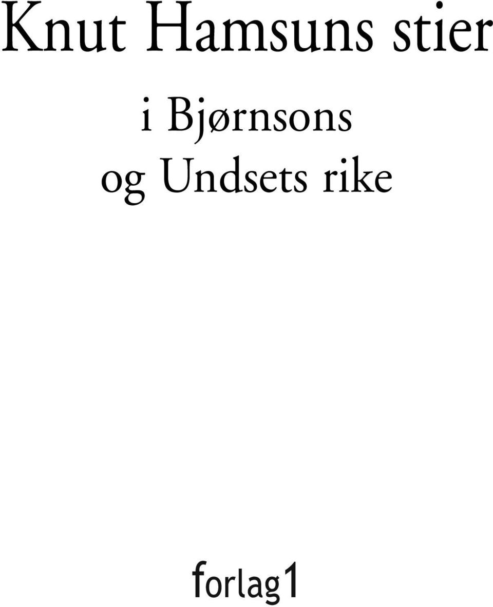 Bjørnsons og