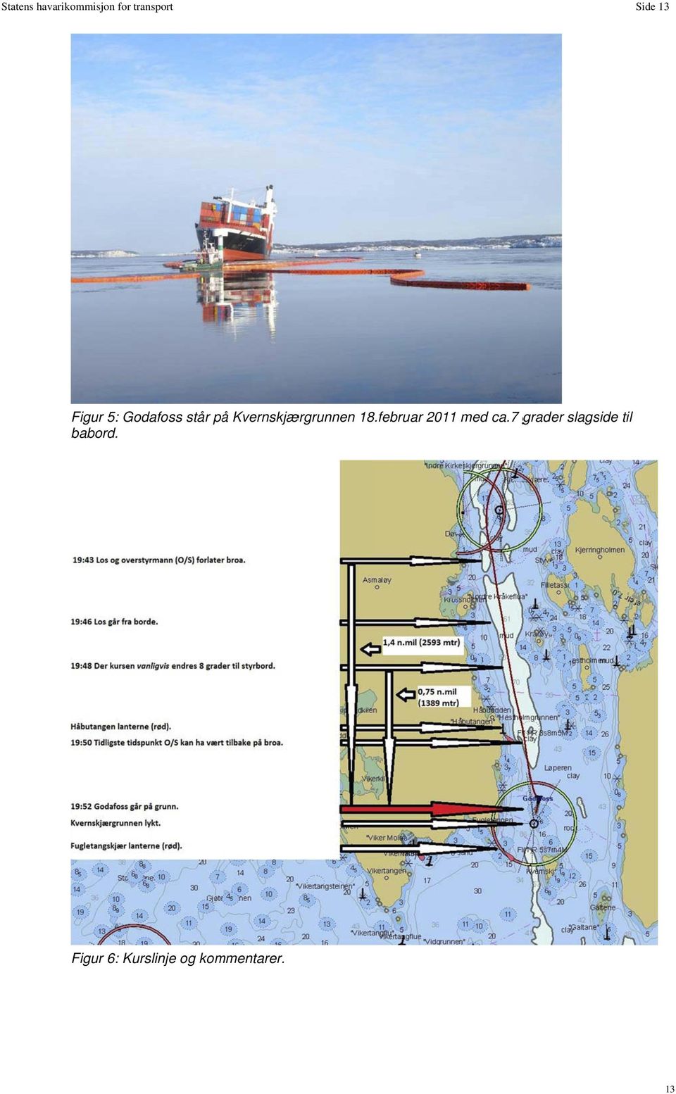 Kvernskjærgrunnen 18.februar 2011 med ca.