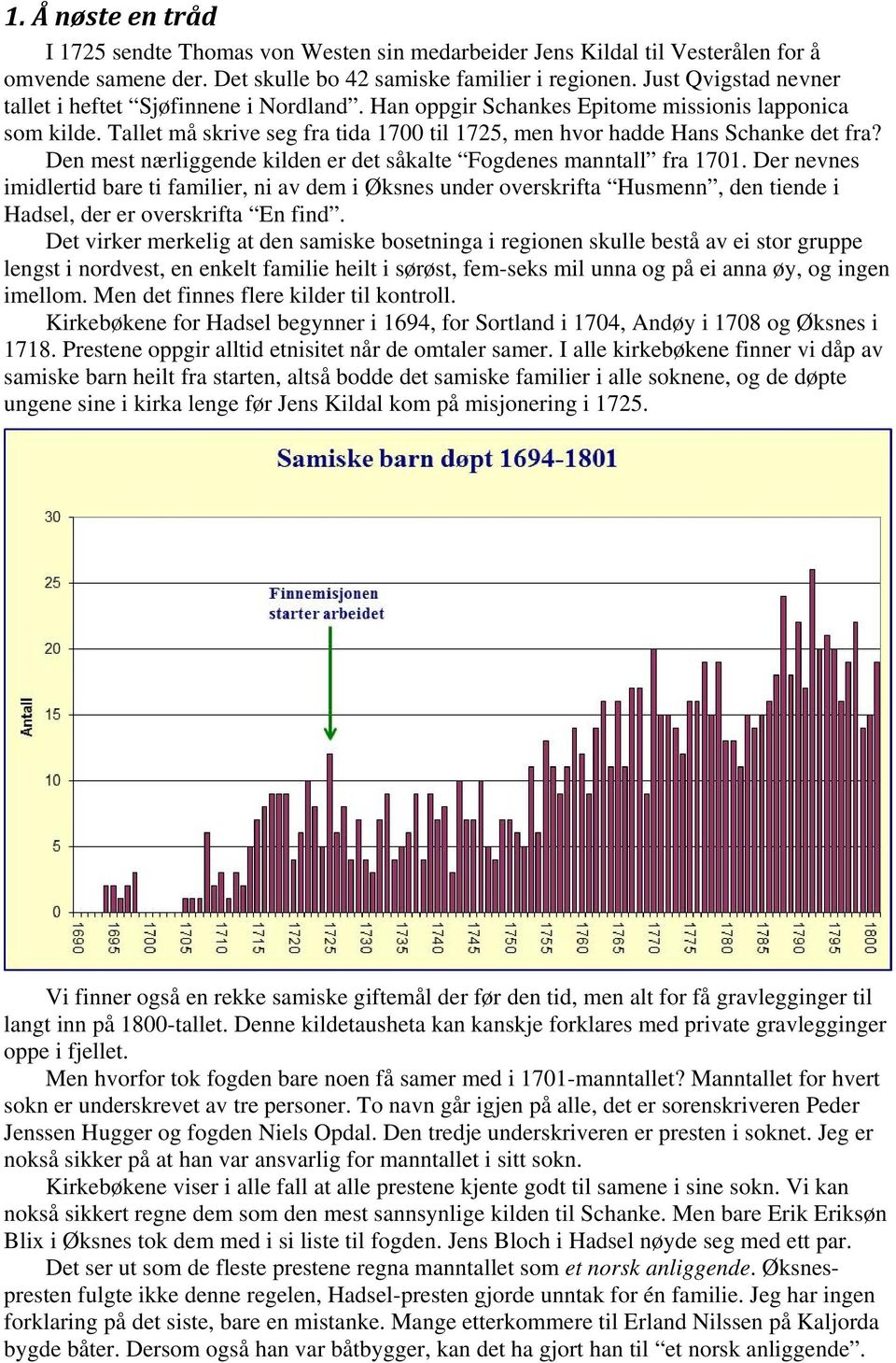 Den mest nærliggende kilden er det såkalte Fogdenes manntall fra 1701.