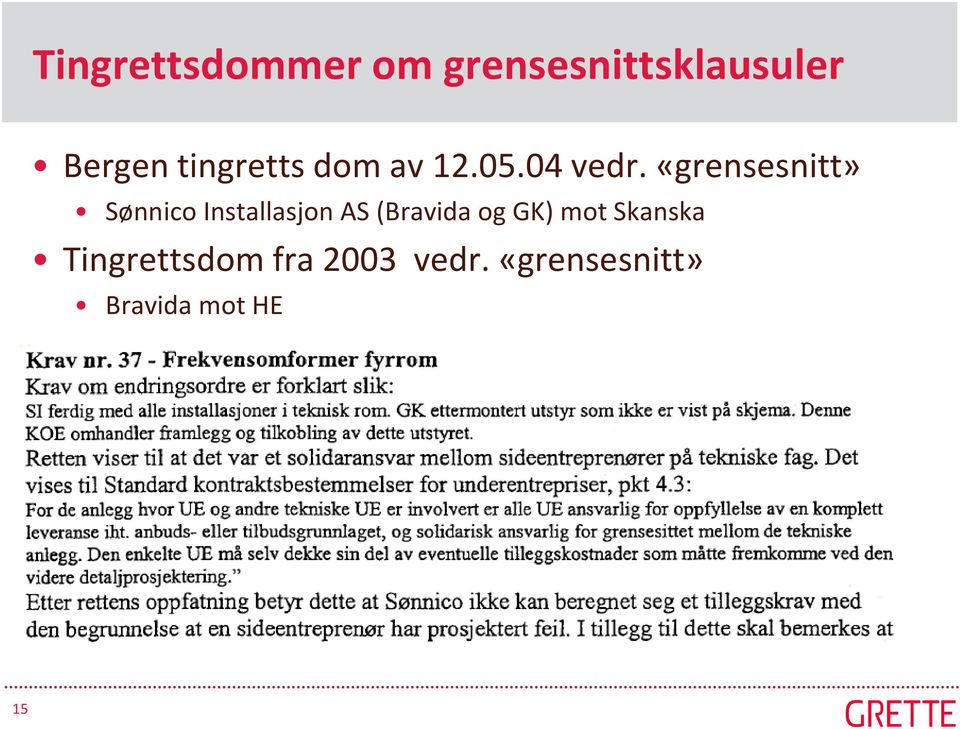 «grensesnitt» Sønnico Installasjon AS (Bravida og