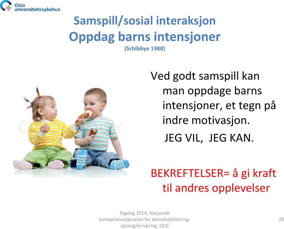 barns intensjoner, et tegn på indre motivasjon.