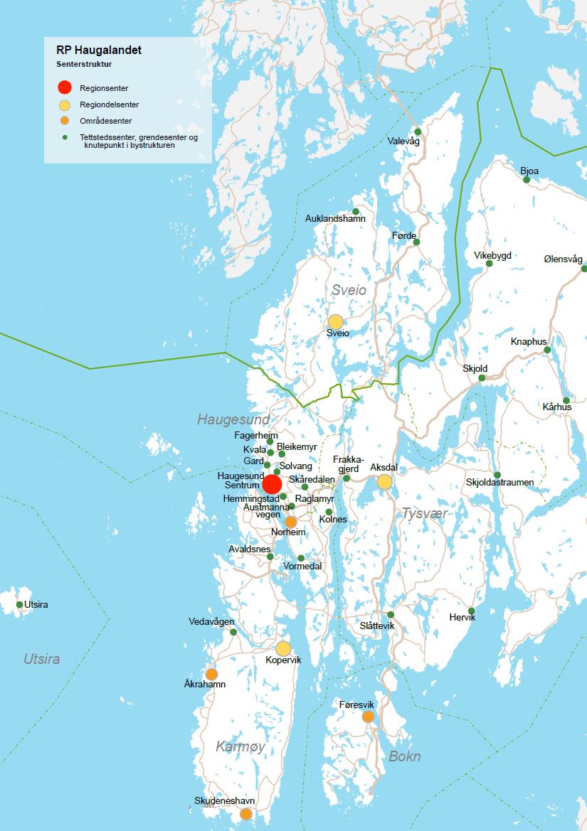 tilpasset funksjonenes omland - regionale