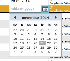 For å flytte et bilag til en annen klient, eller legger til eller fjerne sider, velg status Tilbake til import. Hent bilaget i Dokumentimport og se Bytte klient på et bilag på side 31.