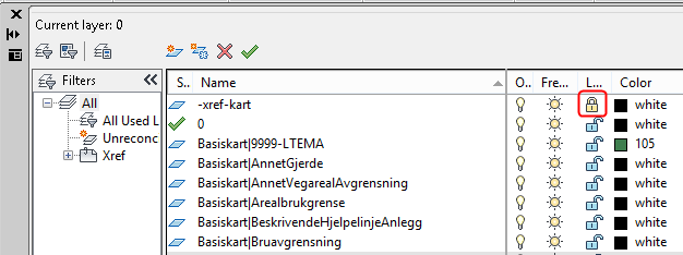 Avslutt den ved å peke på krysset øverst i venstre hjørne. 11. Foreløpig ser vi ikke kartet i tegningen.