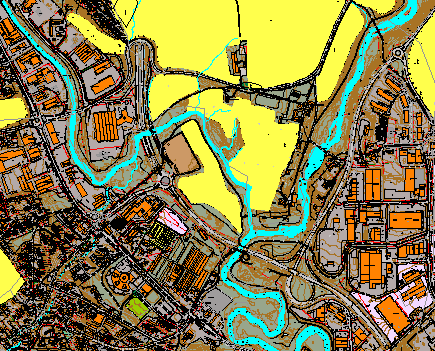 Pek på pilen til høyre for feltet for å få opp en liste over alle definerte presentasjonsregler som er satt opp i Novapoint Basis. Pek på Kartopptegning som vist ovenfor. 4.