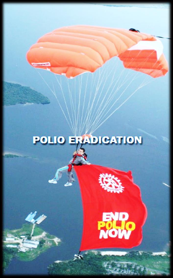 PolioPlus resultater: PolioPlus 20år med prosjekter og aktivt arbeide 20 millioner frivillige fra mere enn 200 land har