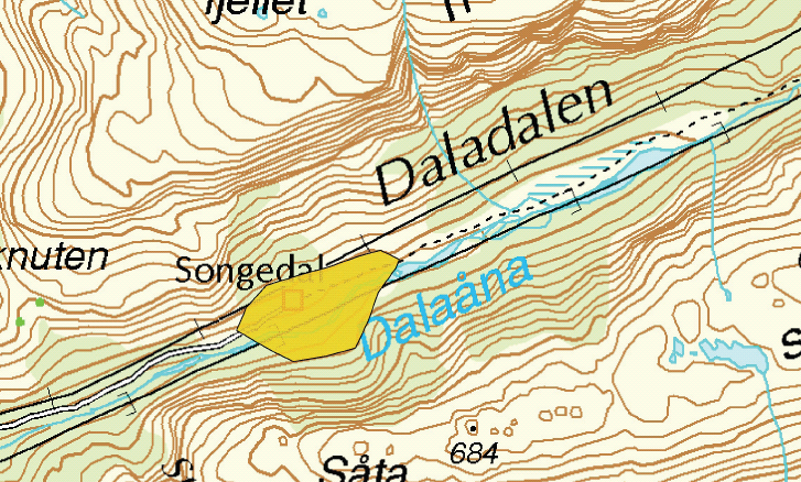 Ecofact AS Side 19 Figur 3.11. Kulturmiljø i Songedalen har liten verdi.