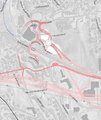 Figur 4.17. Viser utløp fra Stiavatnet. 4.4.2 Flomveger og dimensjonerende flomvannføring Figur 4.