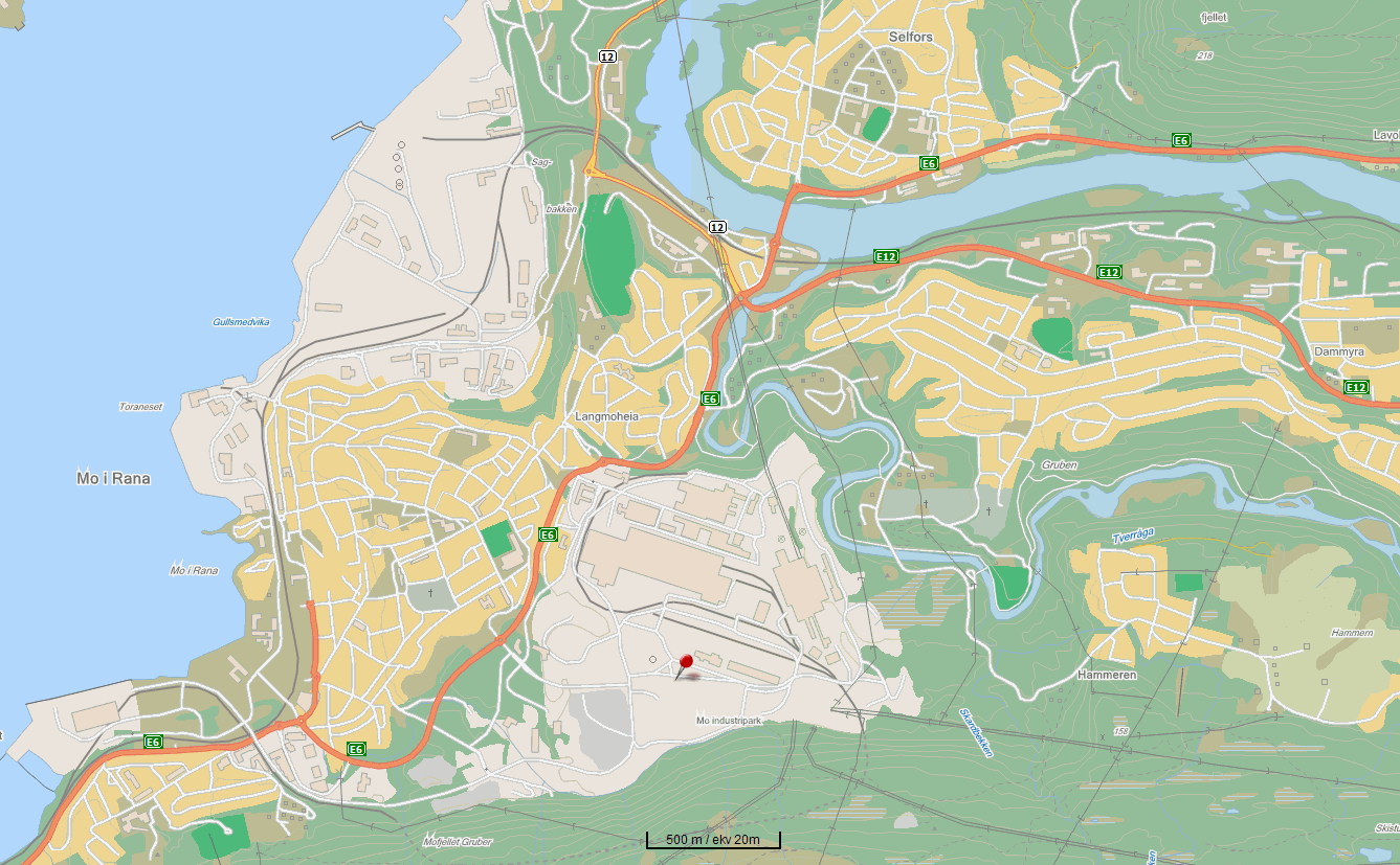 2 Situasjonsbeskrivelse Mo Industripark utgjør i dag ca. 2 600 daa (inkl. kaiområdet) og omfatter 130 forskjellige selskaper som sysselsetter ca. 2 000 ansatte.