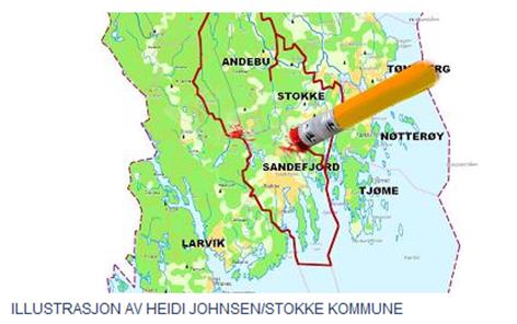 Stokke, Andebu og Sandefjord