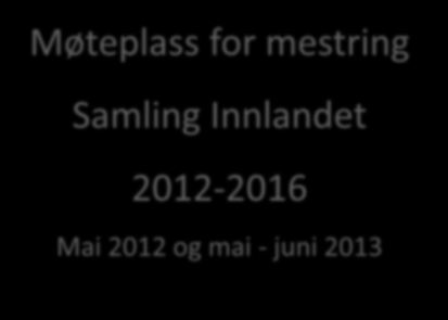 Møteplass for mestring