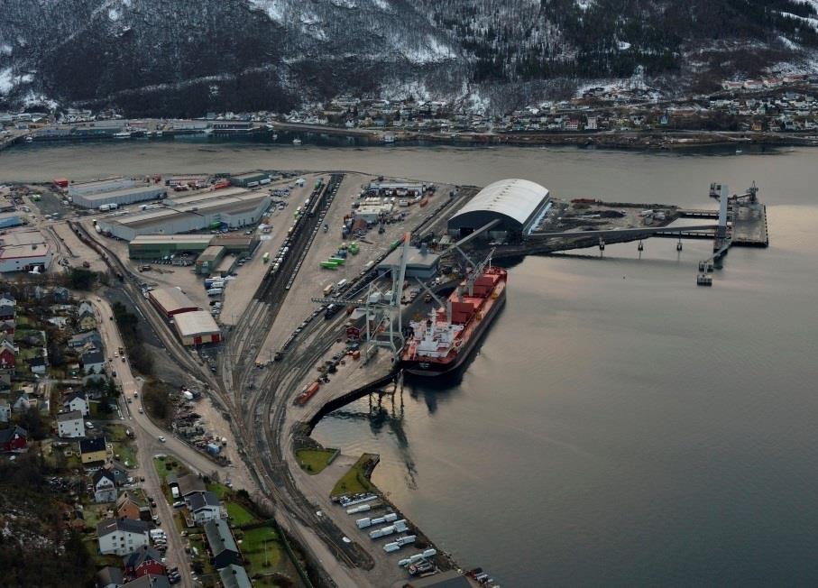 Narvikterminalen Både gods og malm Narvik Havn kan håndtere dagens trafikk Det forventes at nye aktører vil overta NRAB tidligere anlegg og aktivitet.