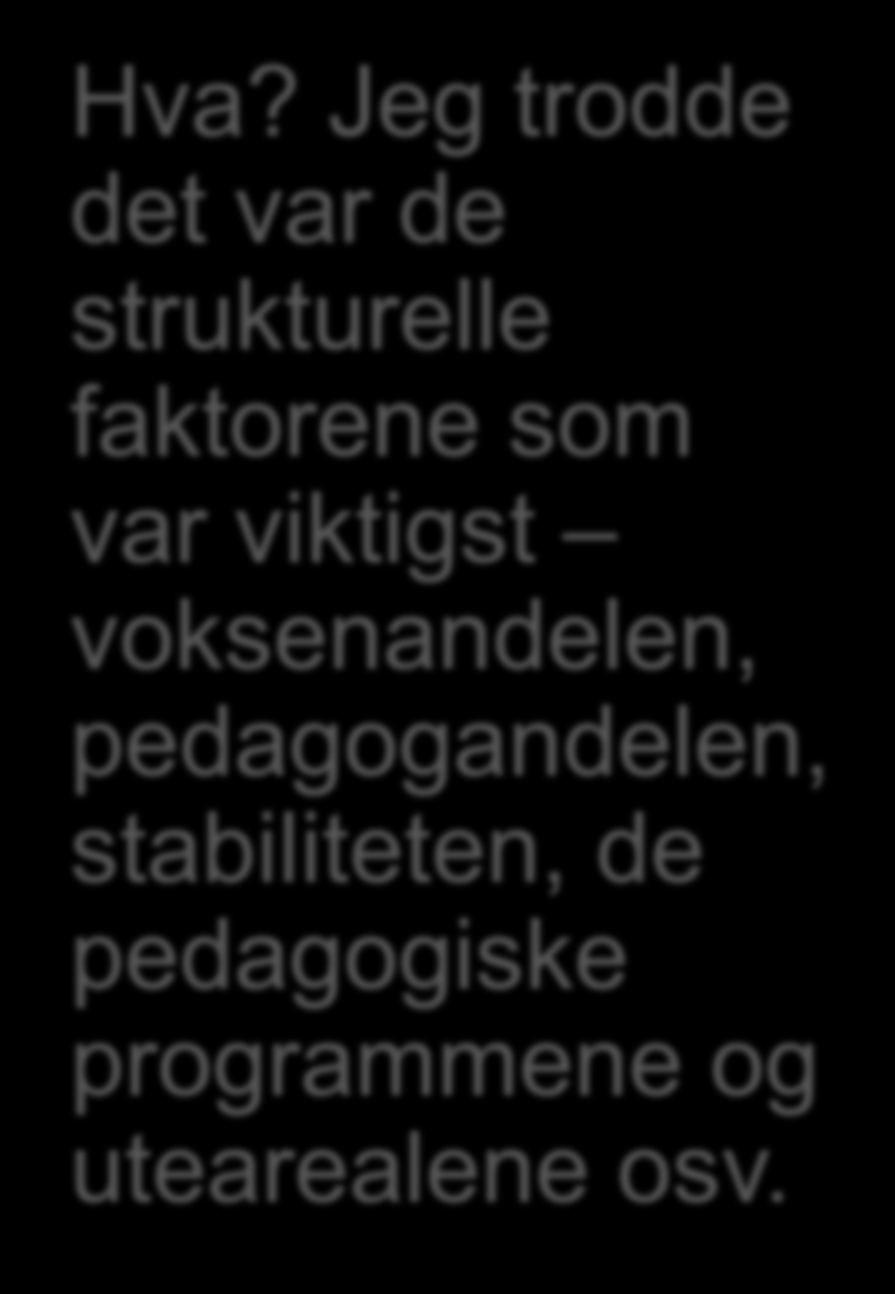 stabiliteten, de pedagogiske programmene og