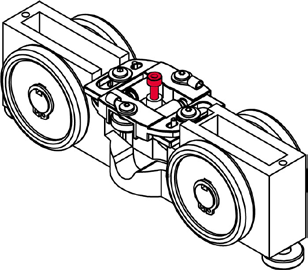 Bestem hvor takheismotoren skal kunne monteres opp og ned. OBS! Distansen, D i figur 2, fra enden av skinnen til kjørevognen avhenger av hvilken endestopp som benyttes, tabell 1. II.
