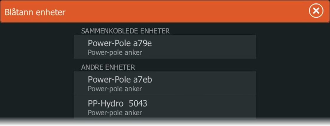 dialogboksen Opptak ekkolodd. Hvis du vil ha mer informasjon, kan du se "Opptak ekkolodd" på side 29. Trådløs Bluetooth-teknologi Ú Merk: Bluetooth tilgjengelig i begynnelsen av 2016.