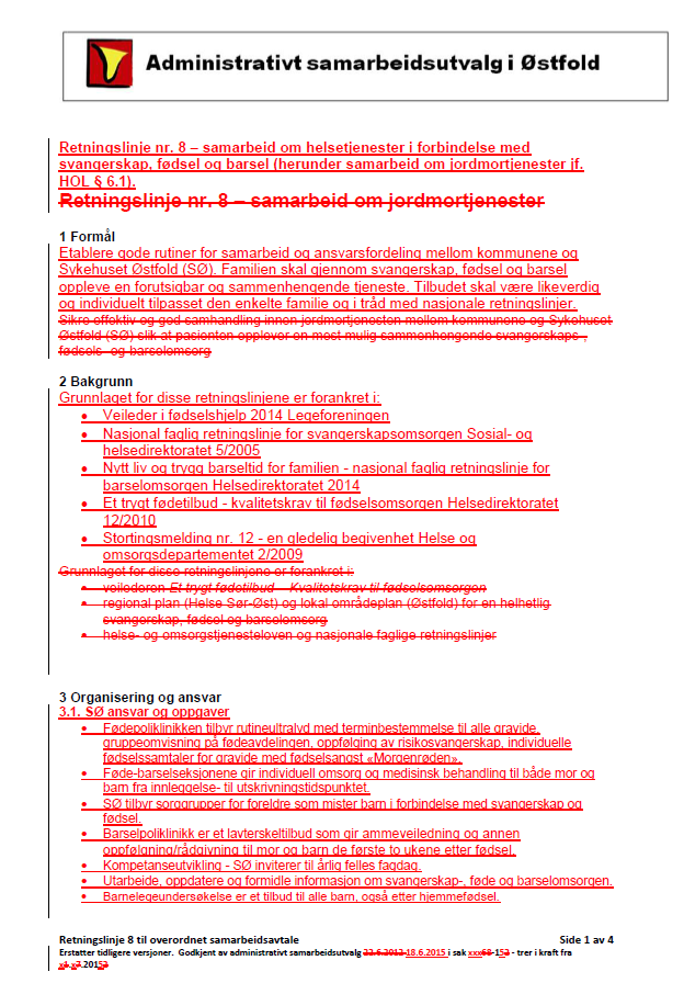 Tilbake Vedlegg sak 110-15 Revisjon