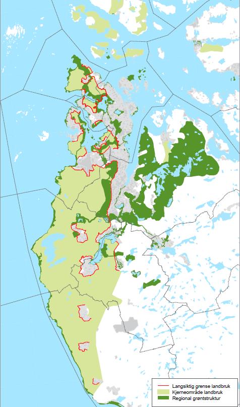 a) Krever at man får til regional samordning på tvers av