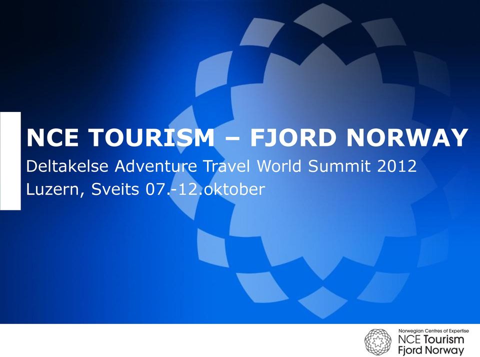 Travel World Summit 2012
