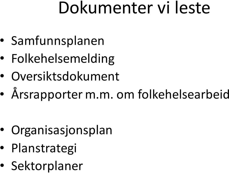 Årsrapporter m.