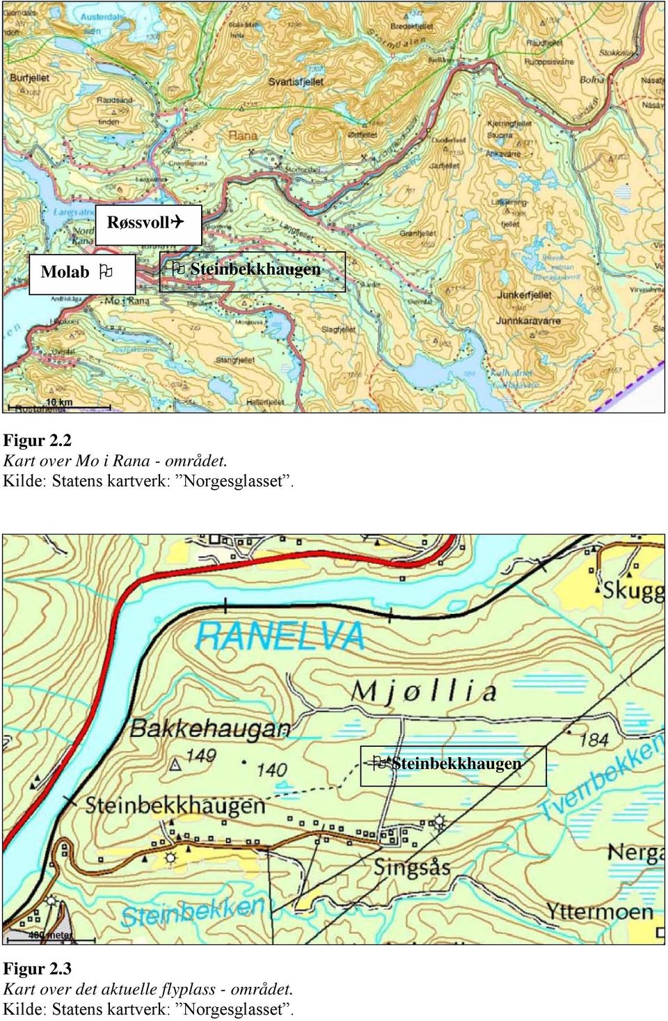 Kilde: Statens kartverk: Norgesglasset.