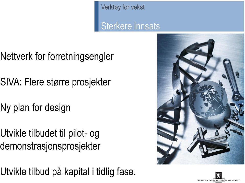 Utvikle tilbudet til pilot- og