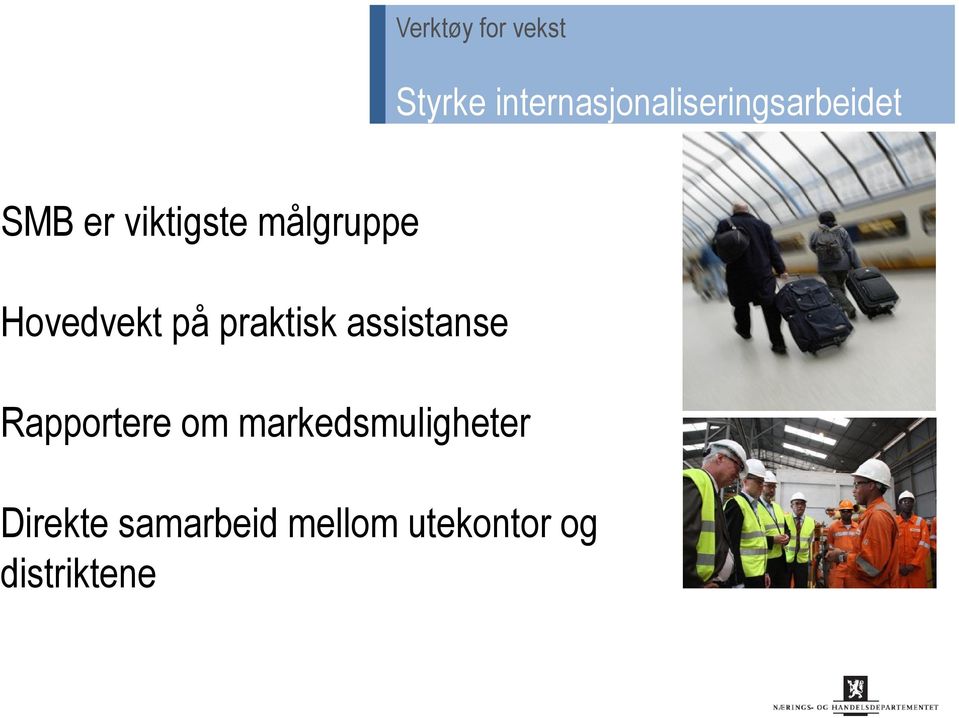 assistanse Rapportere om markedsmuligheter