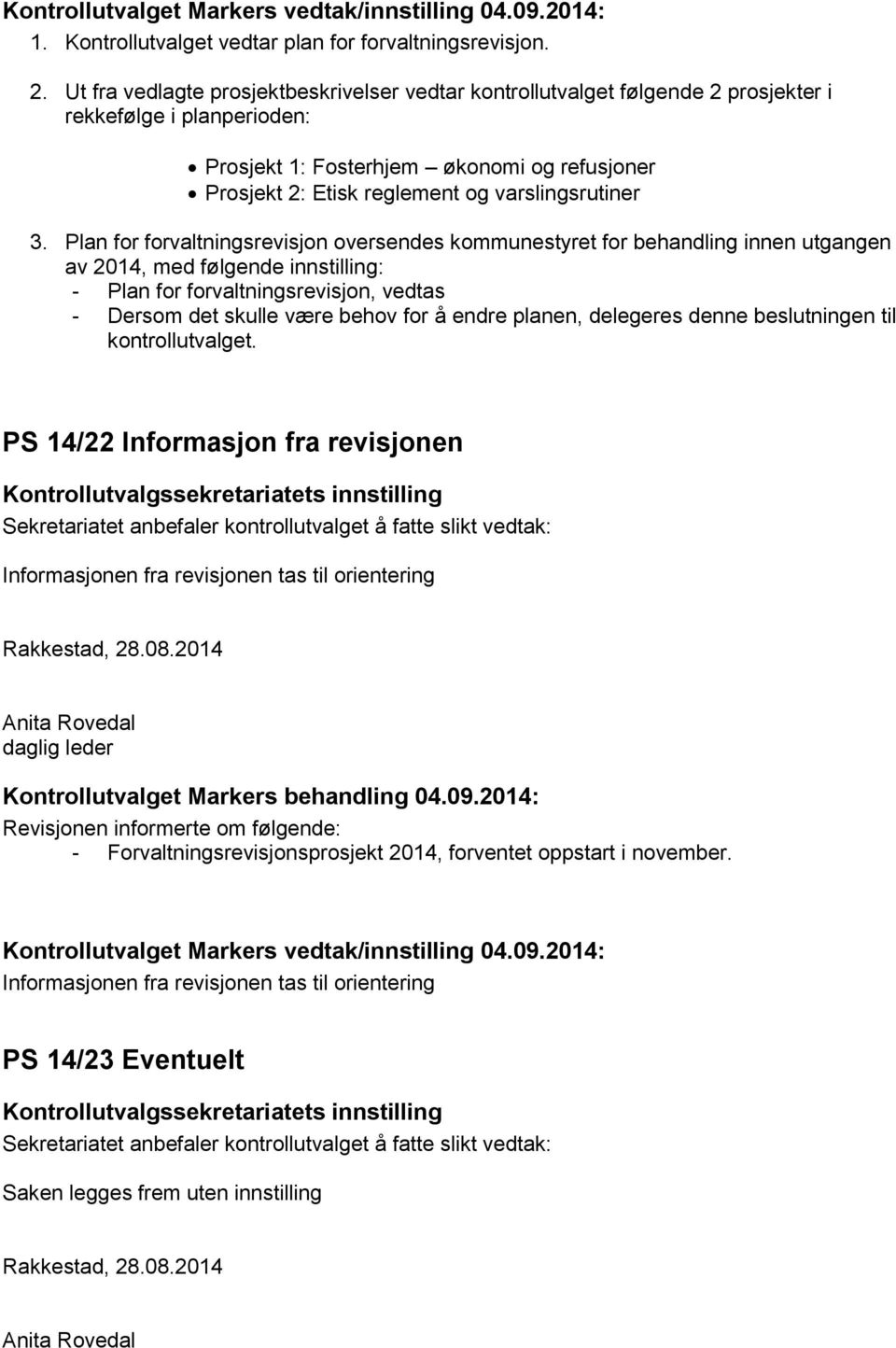 varslingsrutiner 3.