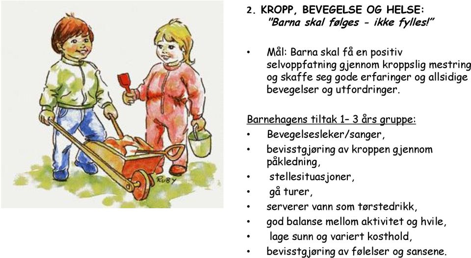 bevegelser og utfordringer.