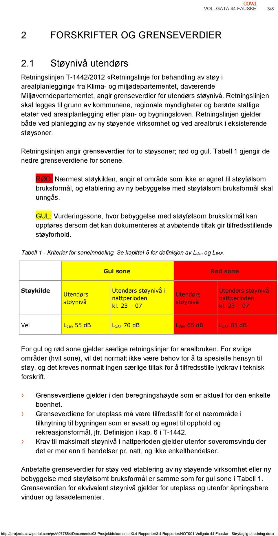 utendørs støynivå. Retningslinjen skal legges til grunn av kommunene, regionale myndigheter og berørte statlige etater ved arealplanlegging etter plan- og bygningsloven.