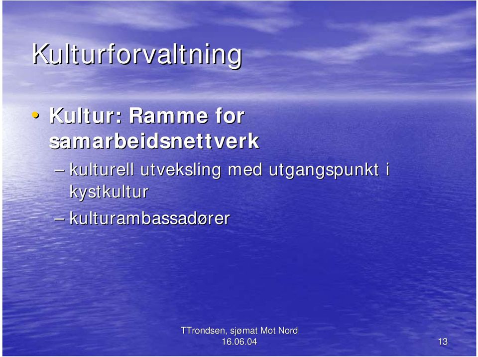 utveksling med utgangspunkt i