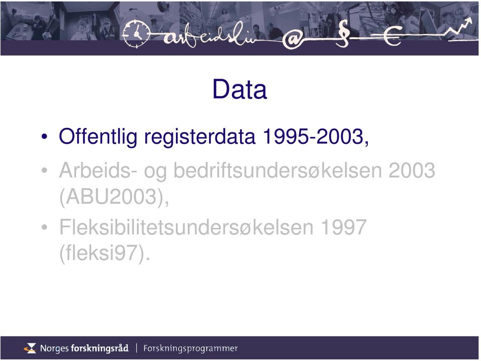 bedriftsundersøkelsen 2003