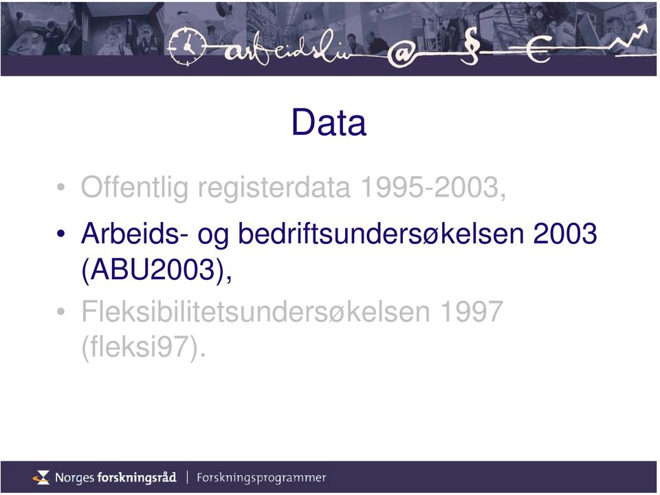 bedriftsundersøkelsen 2003