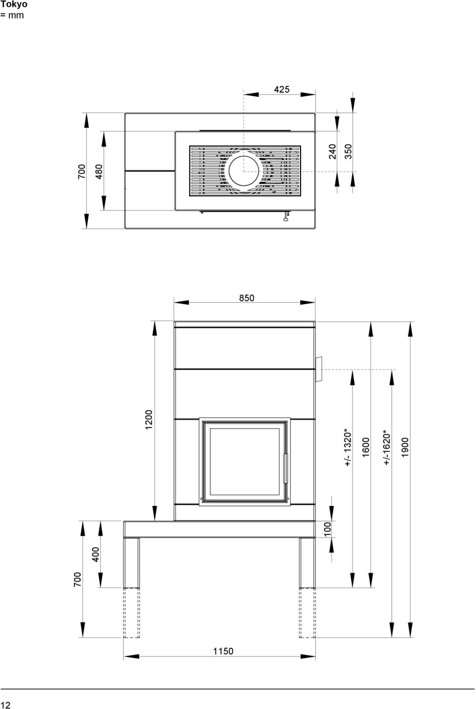 400 100 +/- 1320*