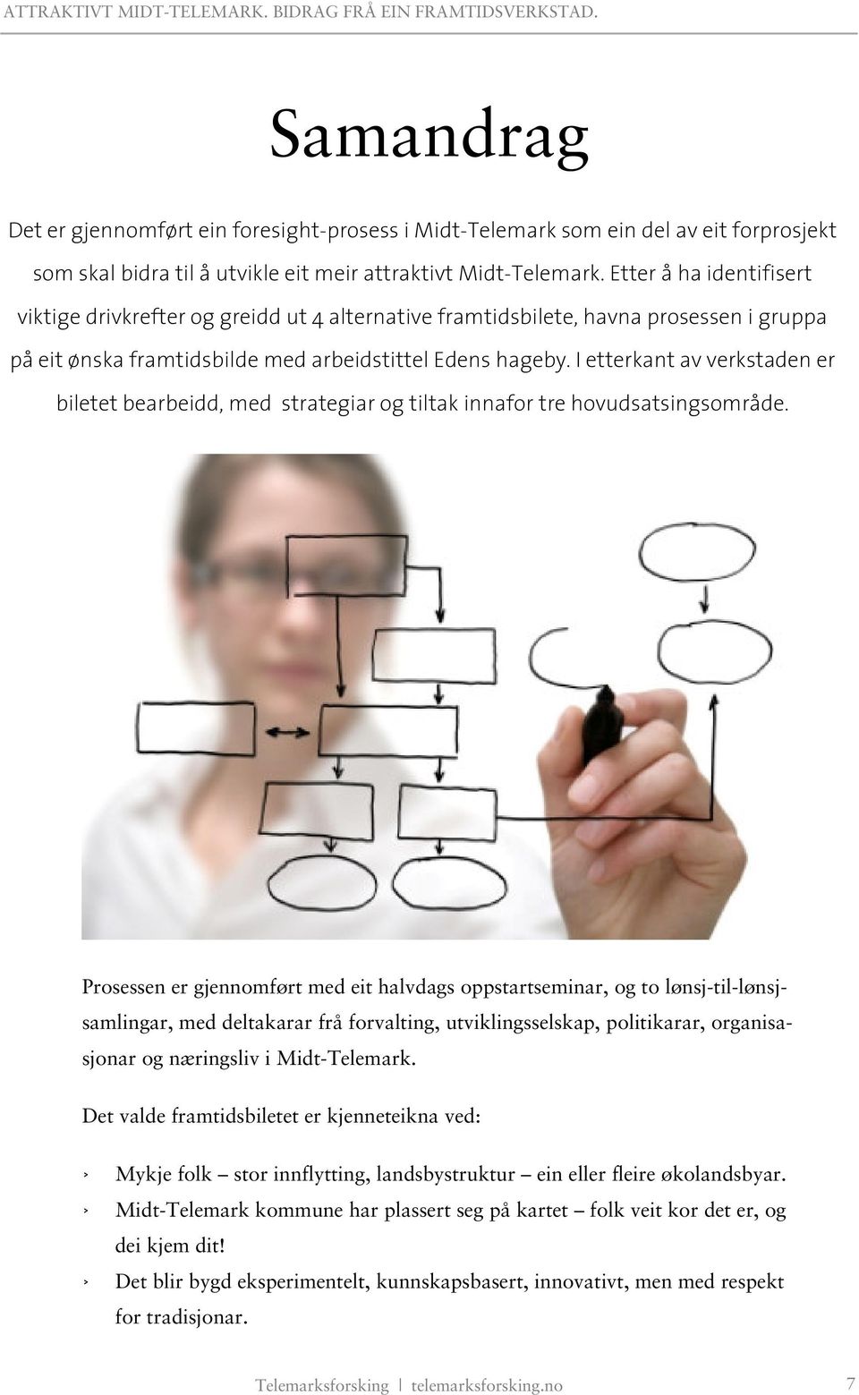 I etterkant av verkstaden er biletet bearbeidd, med strategiar og tiltak innafor tre hovudsatsingsområde.