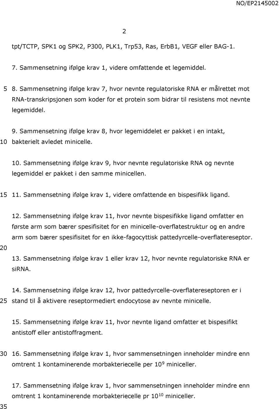 Sammensetning ifølge krav 8, hvor legemiddelet er pakket i en intakt, bakterielt avledet minicelle.