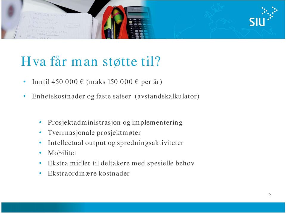 (avstandskalkulator) Prosjektadministrasjon og implementering Tverrnasjonale