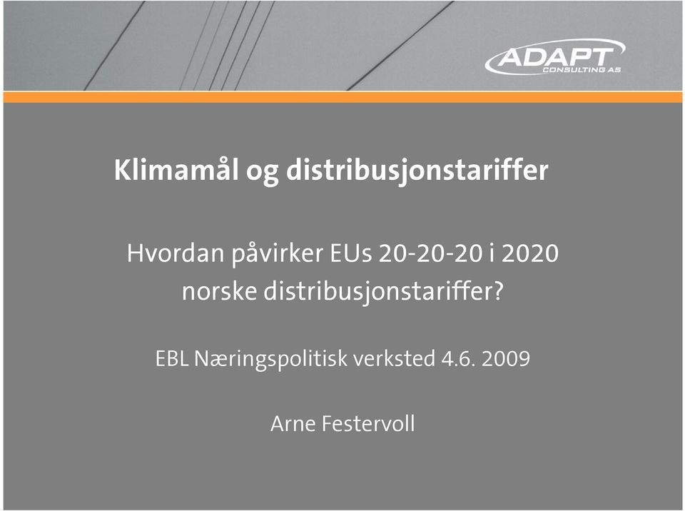 norske distribusjonstariffer?