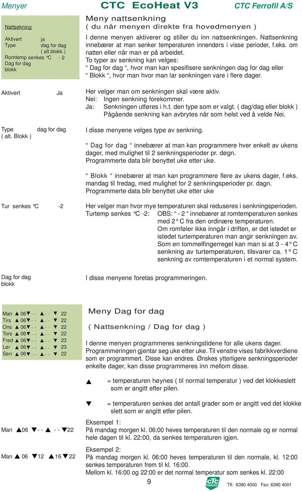 Nattsenkning innebærer at man senker temperaturen innendørs i visse perioder, f.eks. om natten eller når man er på arbeidet.