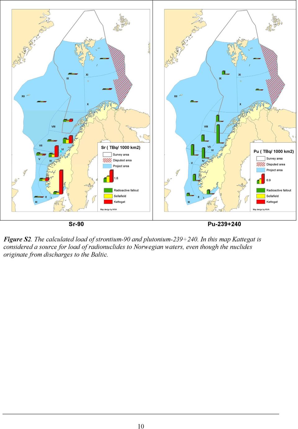 In this map Kattegat is considered a source for load of