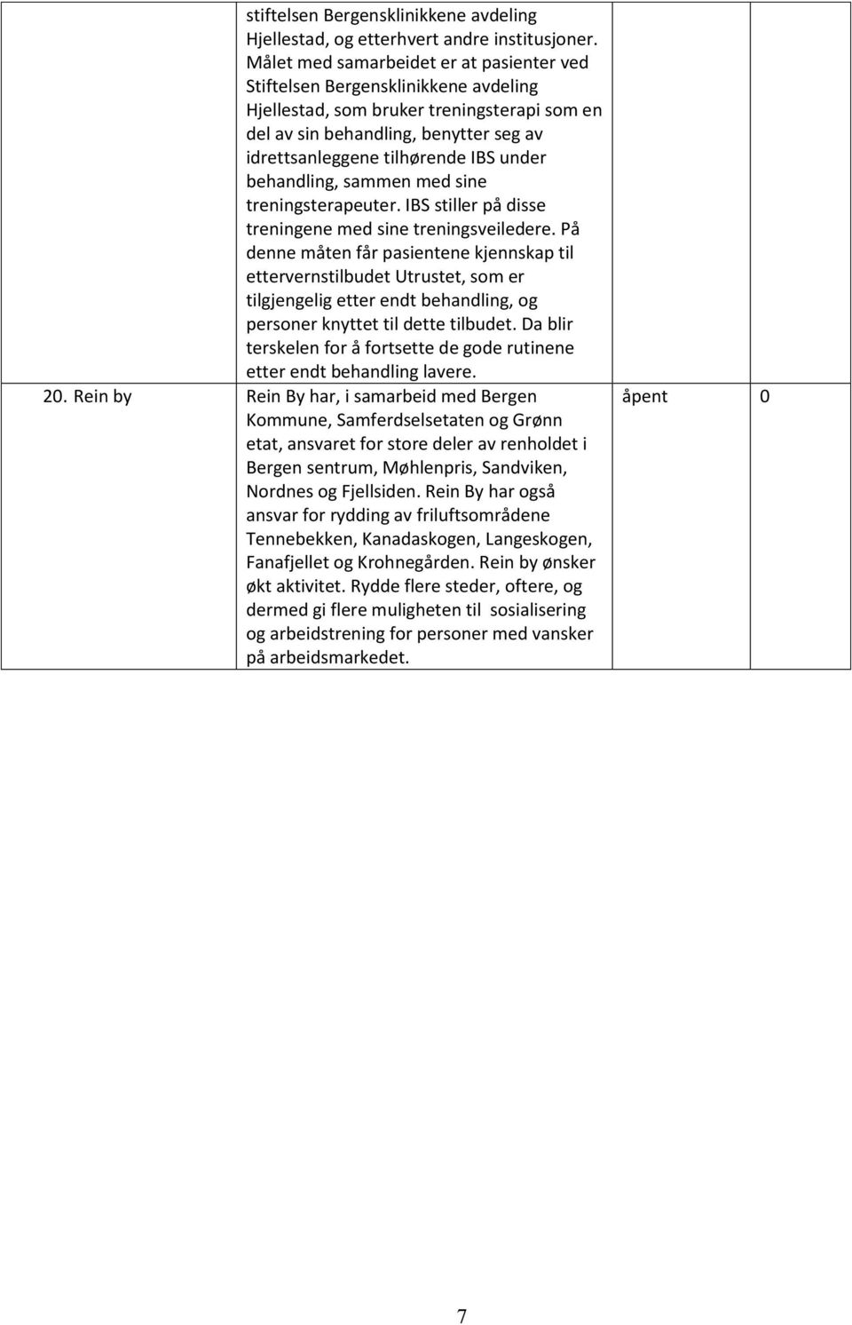 under behandling, sammen med sine treningsterapeuter. IBS stiller på disse treningene med sine treningsveiledere.