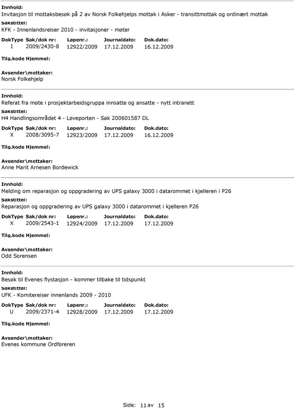 Arnesen Bordewick Melding om reparasjon og oppgradering av PS galaxy 3000 i datarommet i kjelleren i P26 Reparasjon og oppgradering av PS galaxy 3000 i datarommet i kjelleren P26