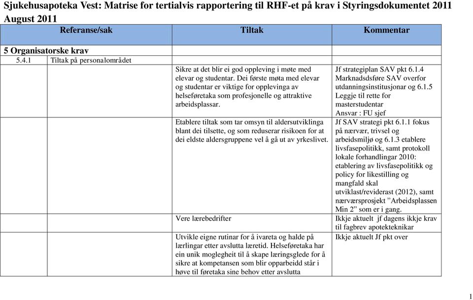 Dei første møta med elevar og studentar er viktige for opplevinga av helseføretaka som profesjonelle og attraktive arbeidsplassar.