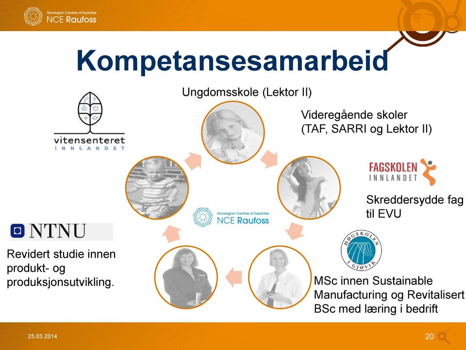 studie innen produkt- og produksjonsutvikling.