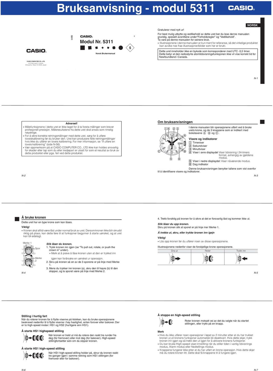 Illustrasjonene i denne manualen er kun ment for referanse, så det virkelige produktet kan avvike noe frae illustrasjoner/bilder som her er brukt.