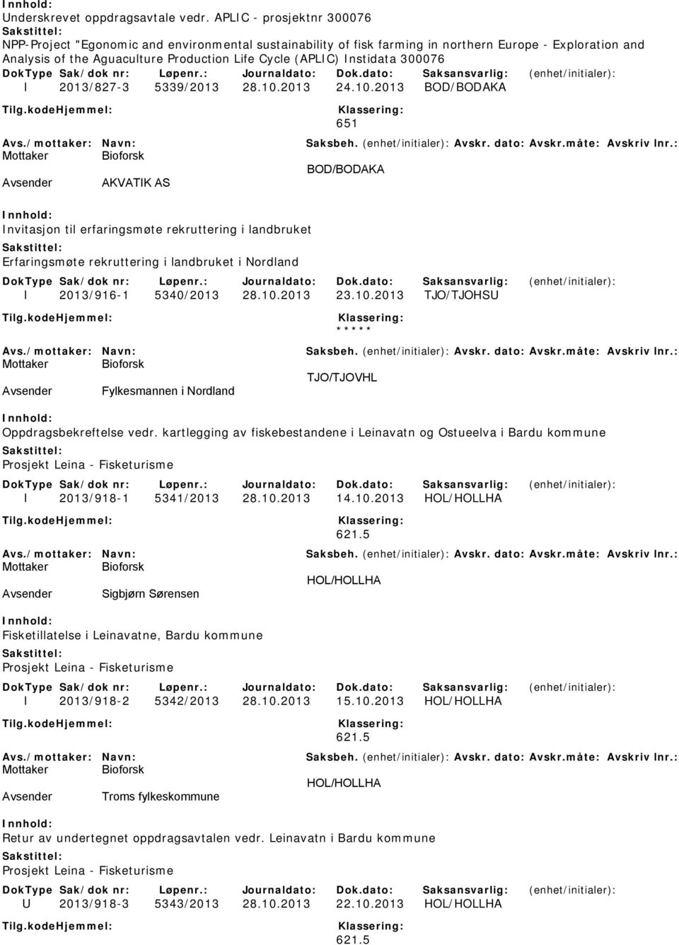 Instidata 300076 I 2013/827-3 5339/2013 28.10.