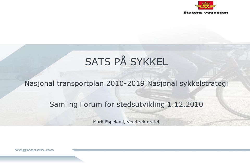 sykkelstrategi Samling Forum for