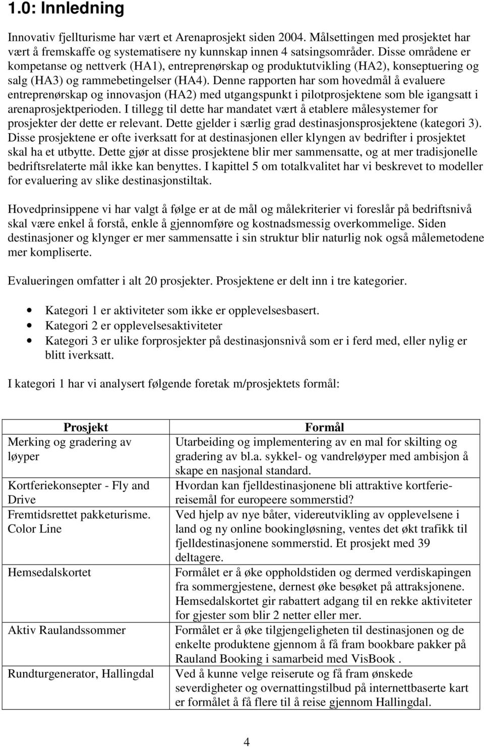 Denne rapporten har som hovedmål å evaluere entreprenørskap og innovasjon (HA2) med utgangspunkt i pilotprosjektene som ble igangsatt i arenaprosjektperioden.